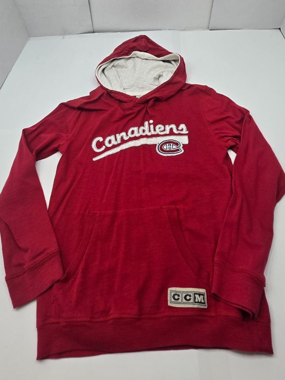 CCM Montreal Canadiens NHL Hoodie Youth M 10/12 Red